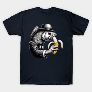 fish eats a banana T-Shirt